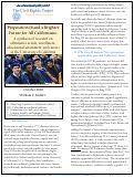 Cover page of Proposition 16 and a Brighter Future for All Californians: A synthesis of research on affirmative action, enrollment, educational attainment and careers at the University of California