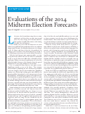 Cover page: ELECTION LAB POST-MORTEM