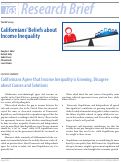 Cover page: The IGS Survey: Californians' Beliefs about Income Inequality