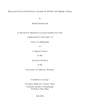 Cover page: Sharp and Practical Performance Bounds for MCMC and Multiple Testing