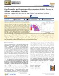 Cover page: First-Principles and Experimental Investigation of ABO4 Zircons as Calcium Intercalation Cathodes