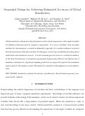 Cover page: Sequential design for achieving estimated accuracy of global sensitivities