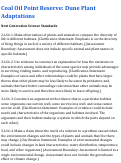 Cover page: Coal Oil Point Reserve Dune Plant Adaptations Lesson