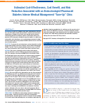 Cover page: Estimated Cost-Effectiveness, Cost Benefit, and Risk Reduction Associated with an Endocrinologist-Pharmacist Diabetes Intense Medical Management Tune-Up Clinic.