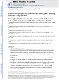 Cover page: Cytokine polymorphisms are associated with daytime napping in adults living with HIV.