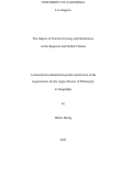 Cover page: The Impact of External Forcing and Disturbance on the Regional and Global Climate