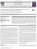 Cover page: Recovery of yttrium and lanthanides from sulfate solutions with high concentration of iron and low rare earth content