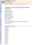 Cover page: Comorbidity of severe psychotic disorders with measures of substance use.