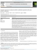 Cover page: Transient expression of antinuclear RNP-A antibodies in patients with acute COVID-19 infection