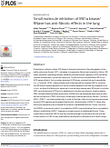 Cover page: Small molecule inhibition of IRE1α kinase/RNase has anti-fibrotic effects in the lung