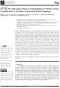 Cover page: ICI 182,780 Attenuates Selective Upregulation of Uterine Artery Cystathionine β-Synthase Expression in Rat Pregnancy.