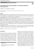 Cover page: Ankle MRI and preceding radiographs: an evaluation of physician ordering practices.