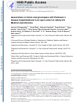 Cover page: Associations of street-view greenspace with Parkinsons disease hospitalizations in an open cohort of elderly US Medicare beneficiaries.