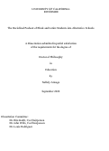 Cover page: The Racialized Pushout of Black and Latinx Students Into Alternative Schools