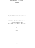 Cover page: Properties of the Multivariate Cauchy Estimator