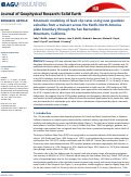 Cover page: Kinematic modeling of fault slip rates using new geodetic velocities from a transect across the Pacific‐North America plate boundary through the San Bernardino Mountains, California