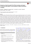 Cover page: Evaluation of multi-decadal UCLA-CFSv2 simulation and impact of interactive atmospheric-ocean feedback on global and regional variability