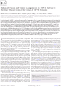 Cover page: Enhanced Fusion and Virion Incorporation for HIV-1 Subtype C Envelope Glycoproteins with Compact V1/V2 Domains