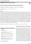 Cover page: Archiving and disseminating integrative structure models