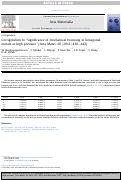 Cover page: Corrigendum to “Significance of mechanical twinning in hexagonal metals at high pressure” [Acta Mater. 60 (2012) 430–442]