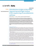 Cover page: Simultaneous single-nucleus RNA sequencing and single-nucleus ATAC sequencing of neuroblastoma cell lines.