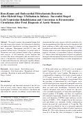 Cover page: Ross-Konno and Endocardial Fibroelastosis Resection After Hybrid Stage I Palliation in Infancy: Successful Staged Left-Ventricular Rehabilitation and Conversion to Biventricular Circulation After Fetal Diagnosis of Aortic Stenosis