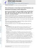 Cover page: Early life exposure to green space and insulin resistance: An assessment from infancy to early adolescence.