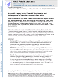 Cover page: Beyond T Staging in the “Treat-All” Era: Severity and Heterogeneity of Kaposi Sarcoma in East Africa