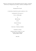 Cover page: Methods to Study Intervention Sustainability Using Pre-existing, Community Interventions: Examples from the Water, Sanitation and Hygiene Sector