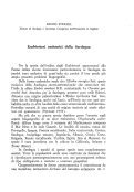 Cover page: Embiotteri endemici della Sardegna