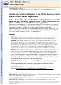 Cover page: Identification of a Novel Mutation in the CDHR1 Gene in a Family With Recessive Retinal Degeneration