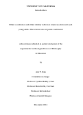 Cover page: Ethnic socialization and ethnic identity in Korean American adolescents and young adults: The relative roles of parents and friends