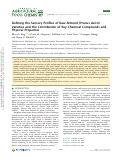 Cover page: Defining the Sensory Profiles of Raw Almond (Prunus dulcis) Varieties and the Contribution of Key Chemical Compounds and Physical Properties