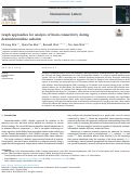 Cover page: Graph approaches for analysis of brain connectivity during dexmedetomidine sedation