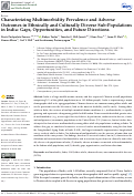 Cover page: Characterizing Multimorbidity Prevalence and Adverse Outcomes in Ethnically and Culturally Diverse Sub-Populations in India: Gaps, Opportunities, and Future Directions.