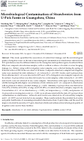 Cover page: Microbiological Contamination of Strawberries from U-Pick Farms in Guangzhou, China