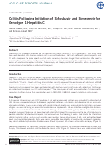 Cover page: Colitis Following Initiation of Sofosbuvir and Simeprevir for Genotype 1 Hepatitis C