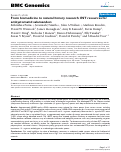 Cover page: From biomedicine to natural history research: EST resources for ambystomatid salamanders