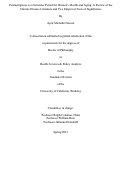 Cover page: Perimenopause as a Sensitive Period for Women’s Health and Aging: A Review of the Chronic Disease Literature and Two Empirical Tests of Significance