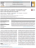 Cover page: Sample preparation and orthogonal chromatography for broad polarity range plasma metabolomics: Application to human subjects with neurodegenerative dementia