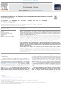 Cover page: Disrupted GABAergic facilitation of working memory performance in people with schizophrenia