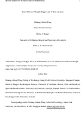 Cover page: Ironic Effects of Thought Suppression: A Meta-Analysis