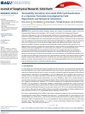 Cover page: Permeability Variations Associated With Fault Reactivation in a Claystone Formation Investigated by Field Experiments and Numerical Simulations