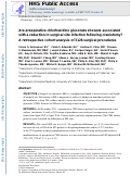 Cover page: Are preoperative chlorhexidine gluconate showers associated with a reduction in surgical site infection following craniotomy? A retrospective cohort analysis of 3126 surgical procedures.