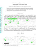 Cover page: Linearized Wenger graphs