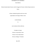 Cover page: Political Gender-Based Violence and the Struggle for Women’s Political Empowerment in Brazil