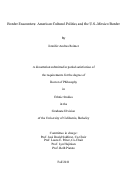 Cover page: Border Encounters: American Cultural Politics and the U.S.-Mexico Border