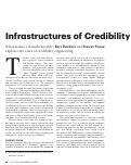 Cover page: Infrastructures of Credibility