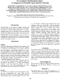 Cover page: Is Learning by Teaching Interesting?: A Comparison of Teachable Agent with Peer Tutoring