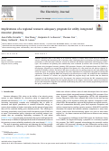 Cover page: Implications of a regional resource adequacy program for utility integrated resource planning